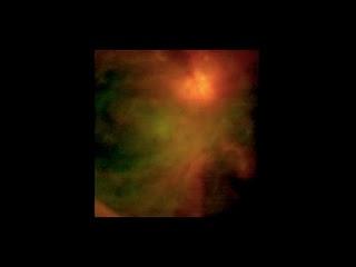 Imagen infrarroja del complejo de formación estelar en Orión tomada por el instrumento FORCAST
