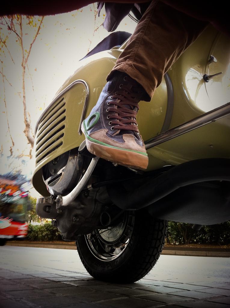 AROs de Tati sobre Vespa Vintage