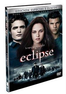 La saga Crepúsculo: Eclipse' es número 1 en ventas en DVD y BD en su primera semana