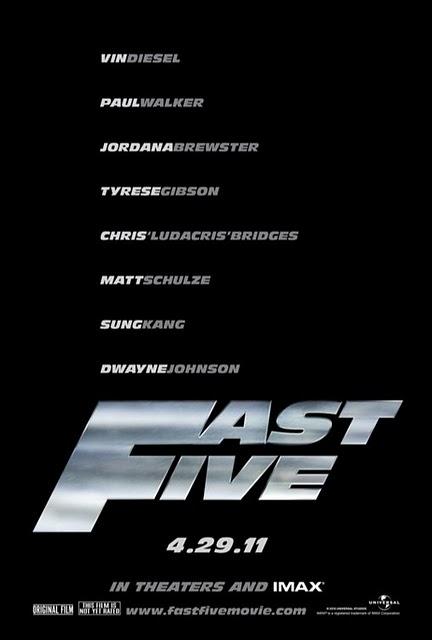 Rollo conceptual y poca chicha para el teaser poster de 'Fast Five'