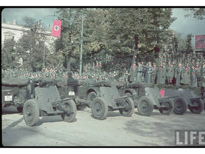 Imágenes a color del régimen nazi (1939-1940).