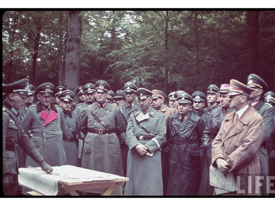 Imágenes a color del régimen nazi (1939-1940).