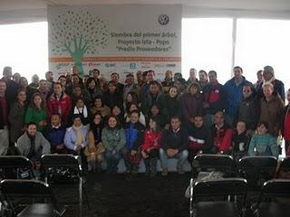 Ricoh Mexicana participa en el programa de reforestación que lleva a cabo Volkswagen en el Parque Izta Popo