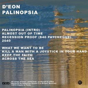 D'Eon : Palinopsia (Hippos in Tanks,2010)