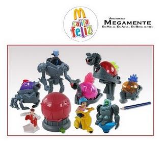 Dreamworks y la Cajita Feliz® de McDonald’s traen para ti a los personajes de la película Megamente