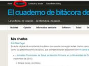 Recopilando vídeos presentaciones charlas