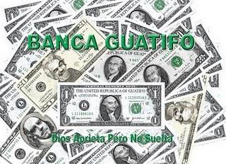 Banca Guatifó, Dios aprieta pero no suelta