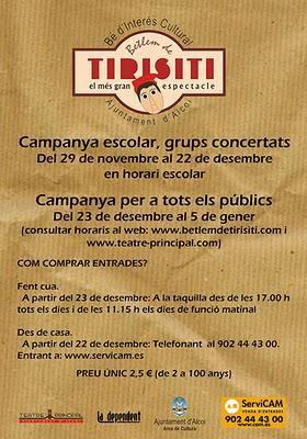 Alcoi. Belén de Tirisiti 2010