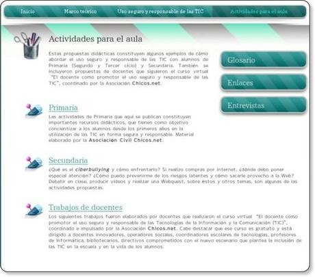Colección educ.ar | CD 27: Actividades para el aula http://coleccion.educ.ar/coleccion/CD27/datos/actividades.html