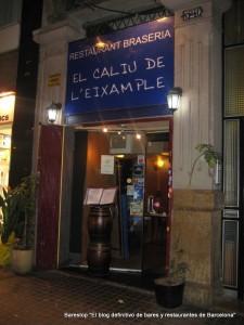 El Caliu de l’Eixample Entrada Caliu de l'Eixample
