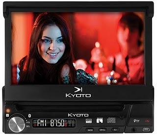 KYOTO  lleva música y videos al automóvil con su  vanguardista autoestéreo