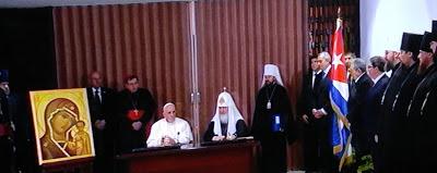 Mil años de desencuentro reparados en La Habana