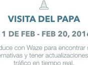 Waze ayuda conocer rutas cierres motivo visita Papa México