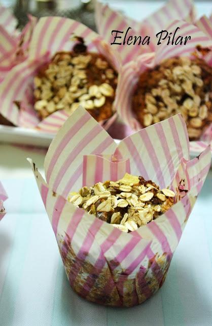 Muffins de avena y pedacitos de chocolate contra la vorágine sanvalentinesca