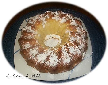 Bizcocho  con ron y vainilla