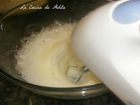 Bizcocho  con ron y vainilla