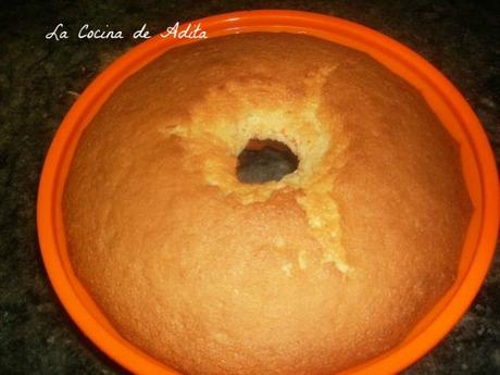 Bizcocho  con ron y vainilla