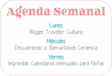 Agenda Semanal 15/02 - 21/02