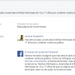 Facebook reconsidera la denuncia