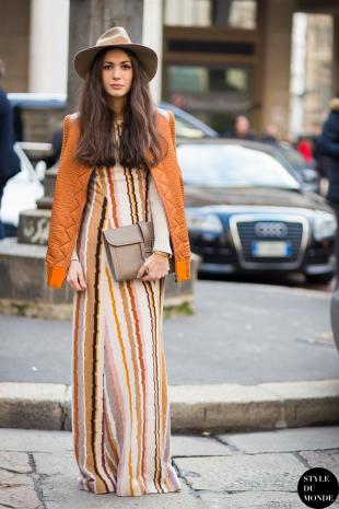 STREET STYLE; SEVENTIES INSPIRATION.-