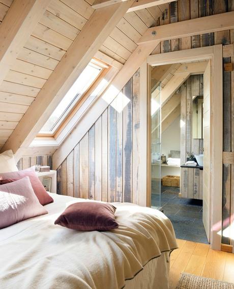 Una cabaña acogedora en la nieve