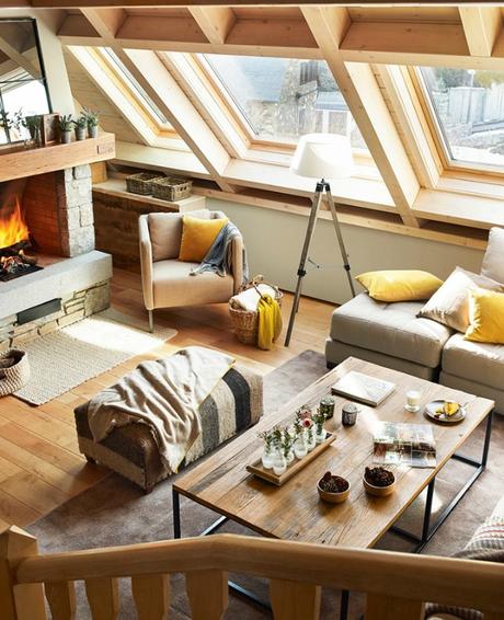 Una cabaña acogedora en la nieve