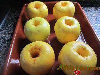 MANZANAS ASADAS AL HORNO