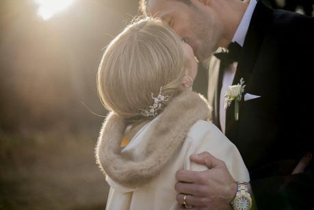 Una boda de invierno en Barcelona novia invierno www.bodasdecuento.com