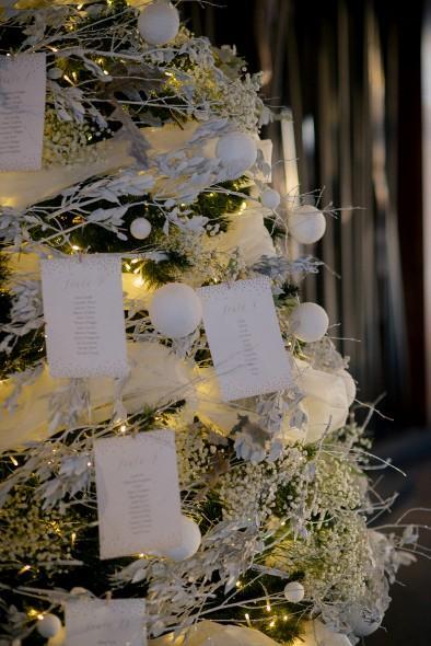 Una boda de invierno en Barcelona idea seating plan boda invierno www.bodasdecuento.com