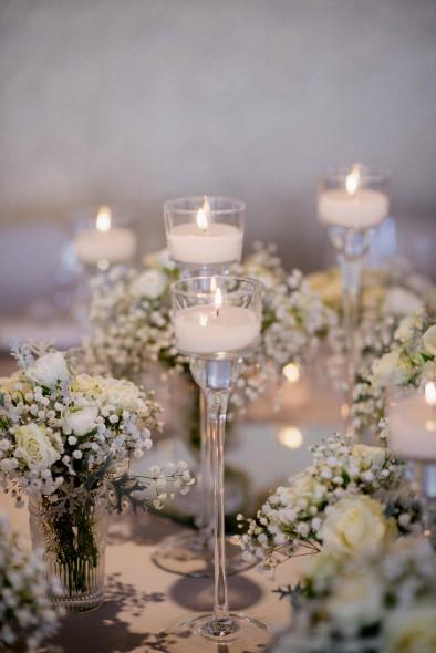 Una boda de invierno en Barcelona decoración mesa boda de invierno www.bodasdecuento.com