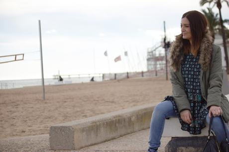 Con vestido boho Con vestido boho