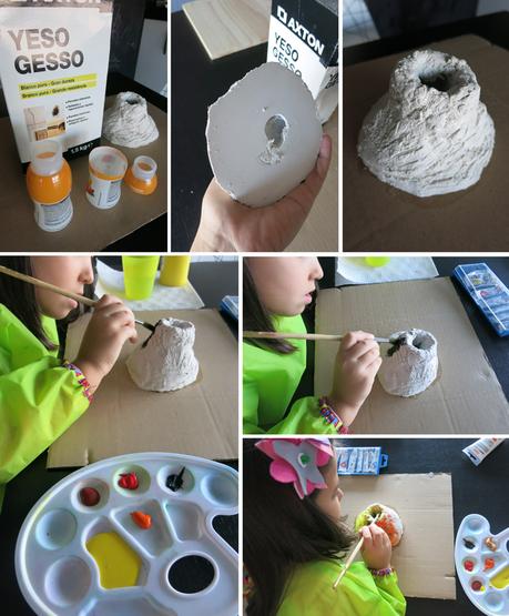 Diy volcán casero para el cole