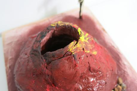 Diy volcán casero para el cole