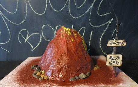 Diy volcán casero para el cole