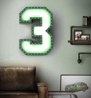 Graphic lamps by Delightfull