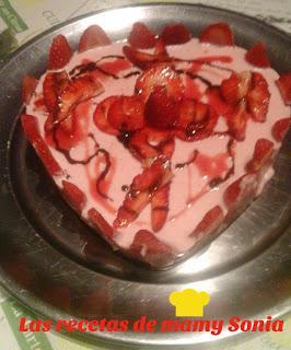 TARTA DE FRESAS Y YOGUR TARTA DE FRESAS Y YOGUR