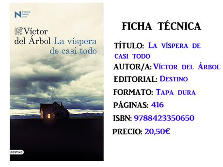 Reseña: La víspera de casi todo, de Víctor del Árbol Reseña: La víspera de casi todo, de Víctor del Árbol