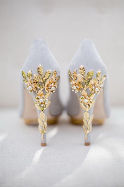 zapatos novia dorados