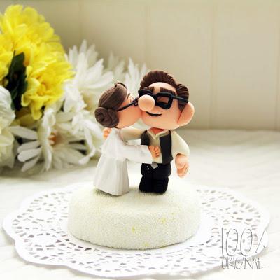 Lo último en cake toppers para tu tarta de boda