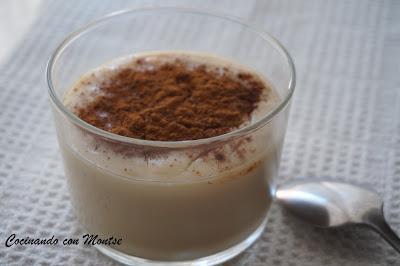 Natillas veganas con bebida de avena