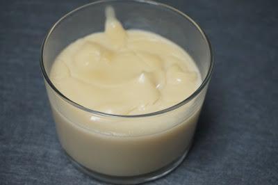 Natillas veganas con bebida de avena