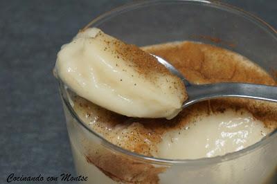 Natillas veganas con bebida de avena