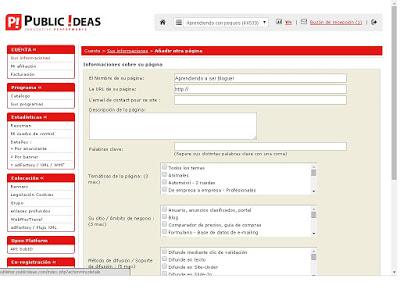 Plataforma de afiliados Public ideas
