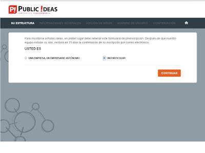 Plataforma de afiliados Public ideas