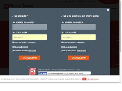 Plataforma de afiliados Public ideas