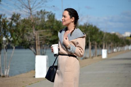 Outfit | Nude & grey