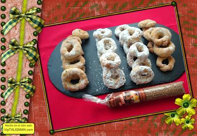 ROSCOS DE ANIS MOSCATEL Y SÉSAMO CON LIMÓN