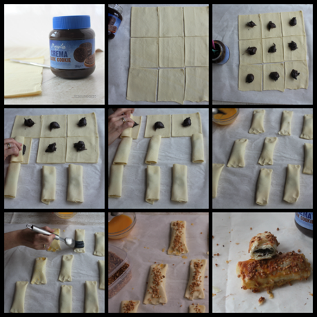 Napolitanas de crema dark cookie marylee