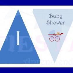 banderin baby shower fiestas personalizadas