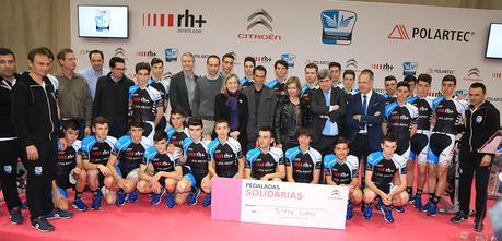Los equipos RH+ / Polartec recaudaron gracias a Citroën 5.414 euros para el CEADAC